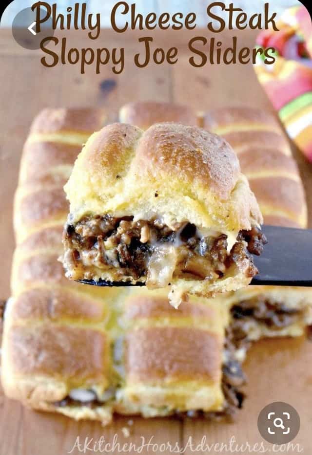 cheesesteak slider for plan a party, lunch and snacks