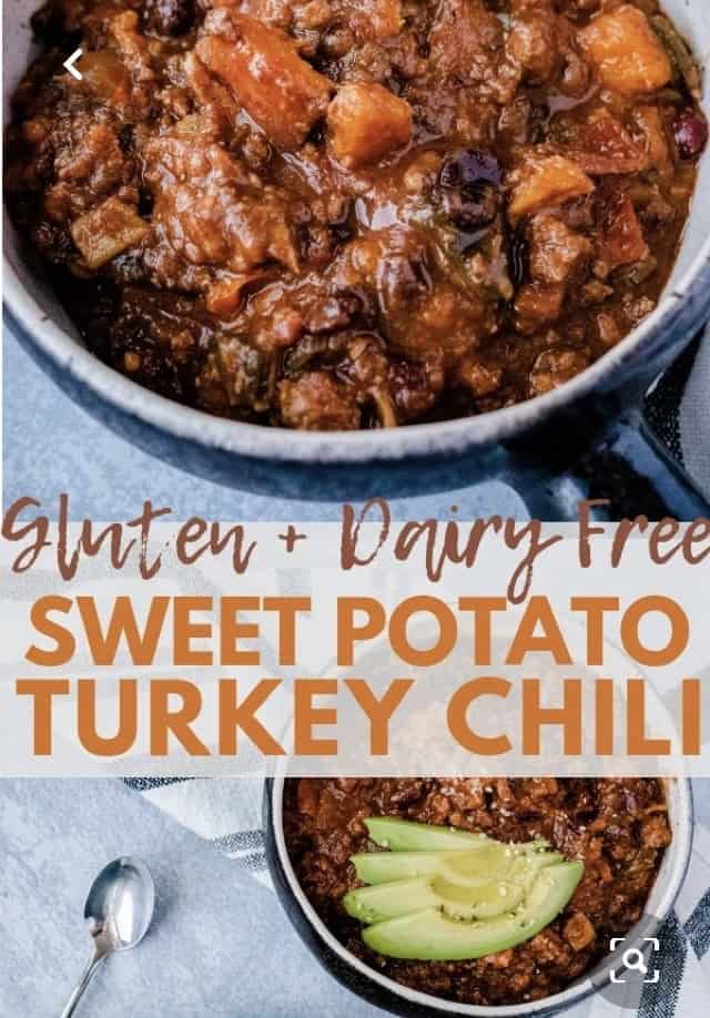 Turkey Chili, time to party, dinner and desserts