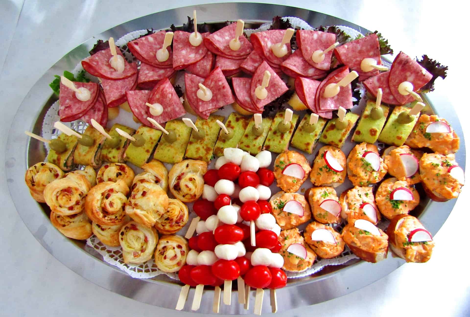 Appetizers and snacks for the party