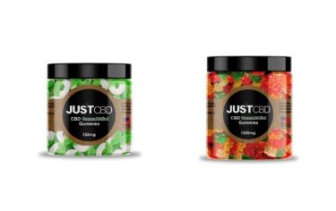 Two jars of flavor gummies-Marijuana Cannabis and Hemp