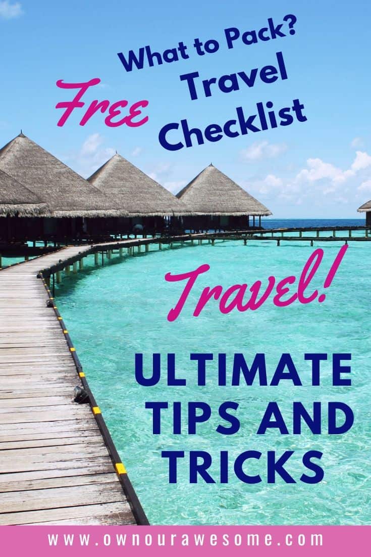 travel tips and packing list