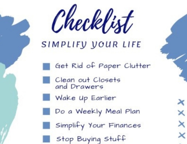 simplify checklist