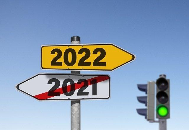 new year's resolutions 2022 signage