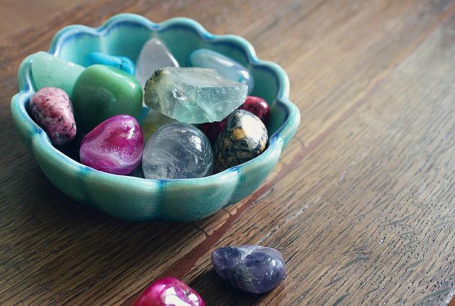 crystals can bring peacefulness to a room