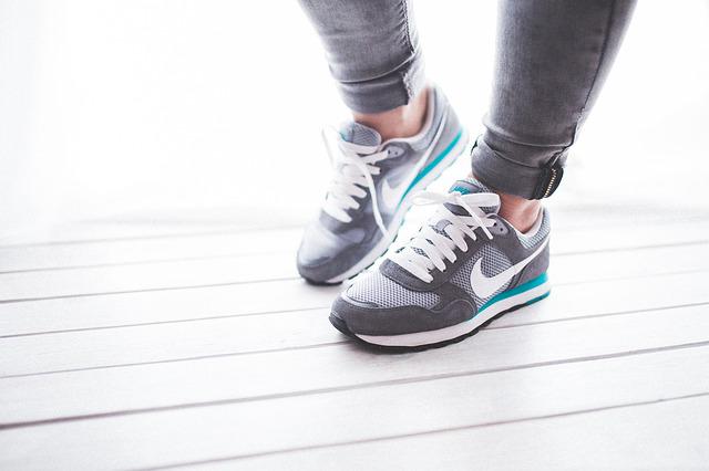 tennis-shoes-for-back-on-track-with-diet-