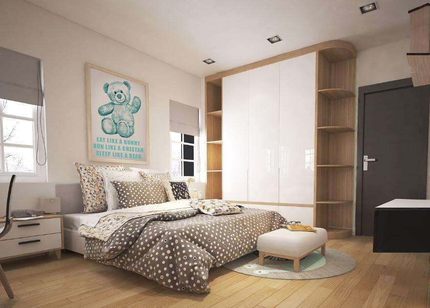 simply decorated bedroom for living a simple life